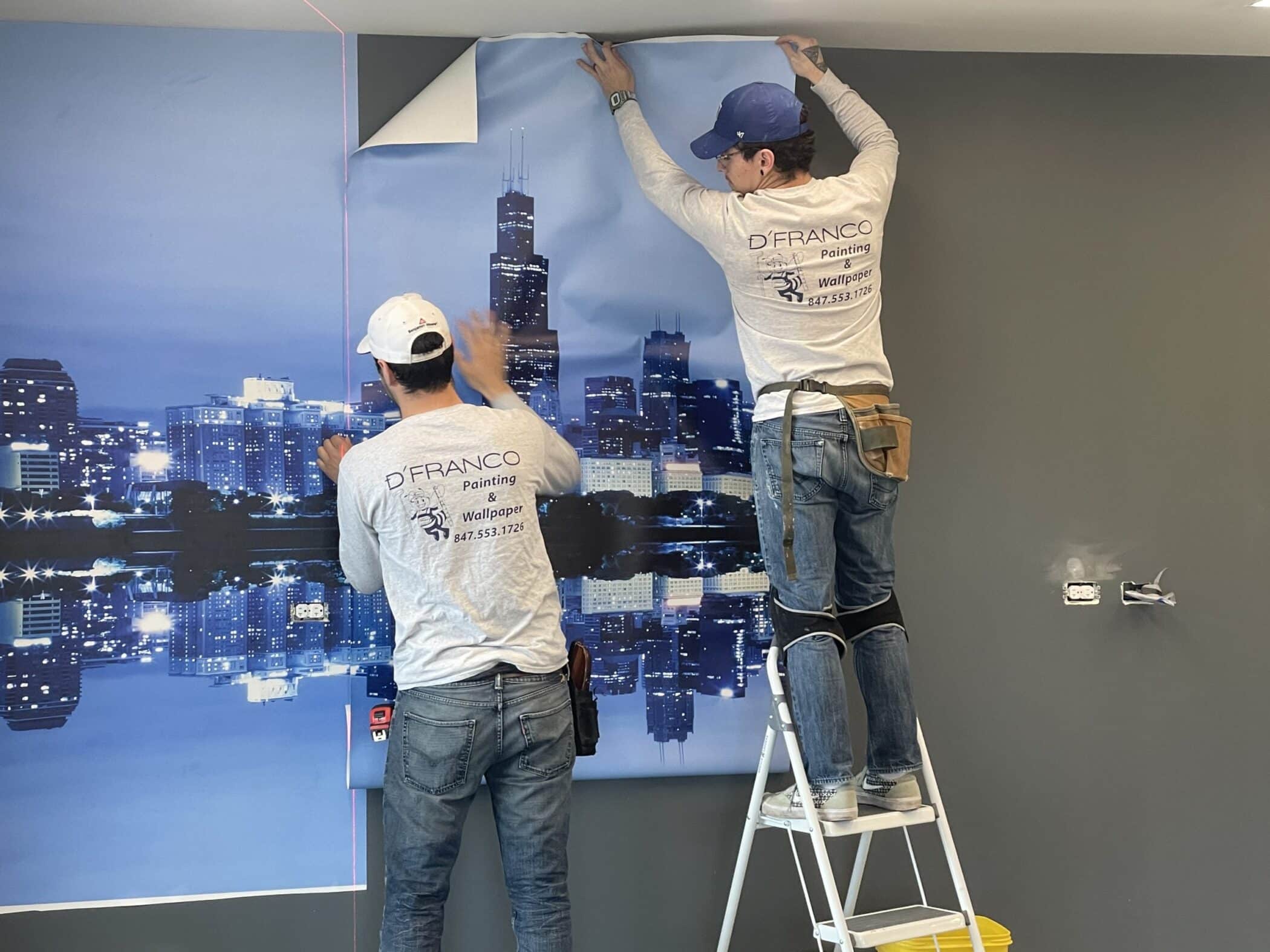 Commercial Wallpaper Installation